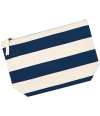 W684 Westford Mill Nautical Accessory Bag Natural / Navy colour image
